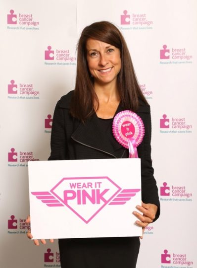 Breast cancer awareness Wear it Pink photocall Sep 2013