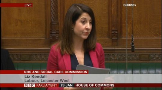 Liz care commission debate speech 280116