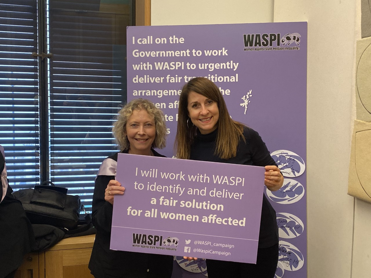 Liz reaffirms commitment to the WASPI campaign Liz Kendall